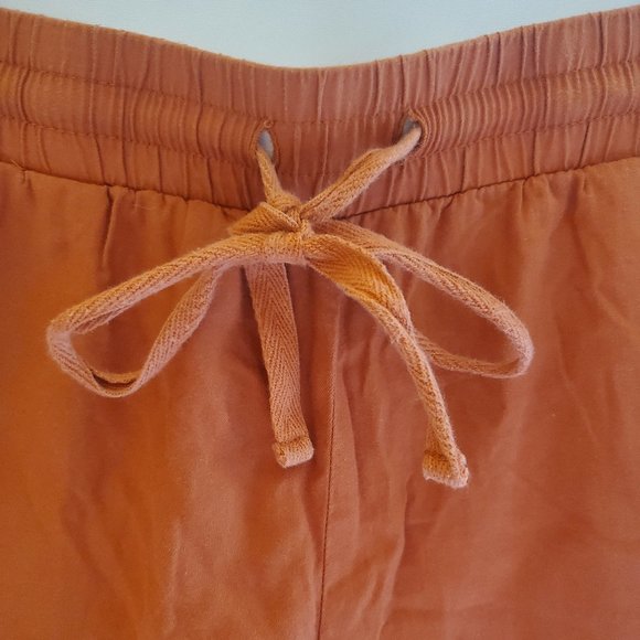Forever 21 Sienna Orange Relaxed Flowy Shorts Size M - Picture 2 of 11